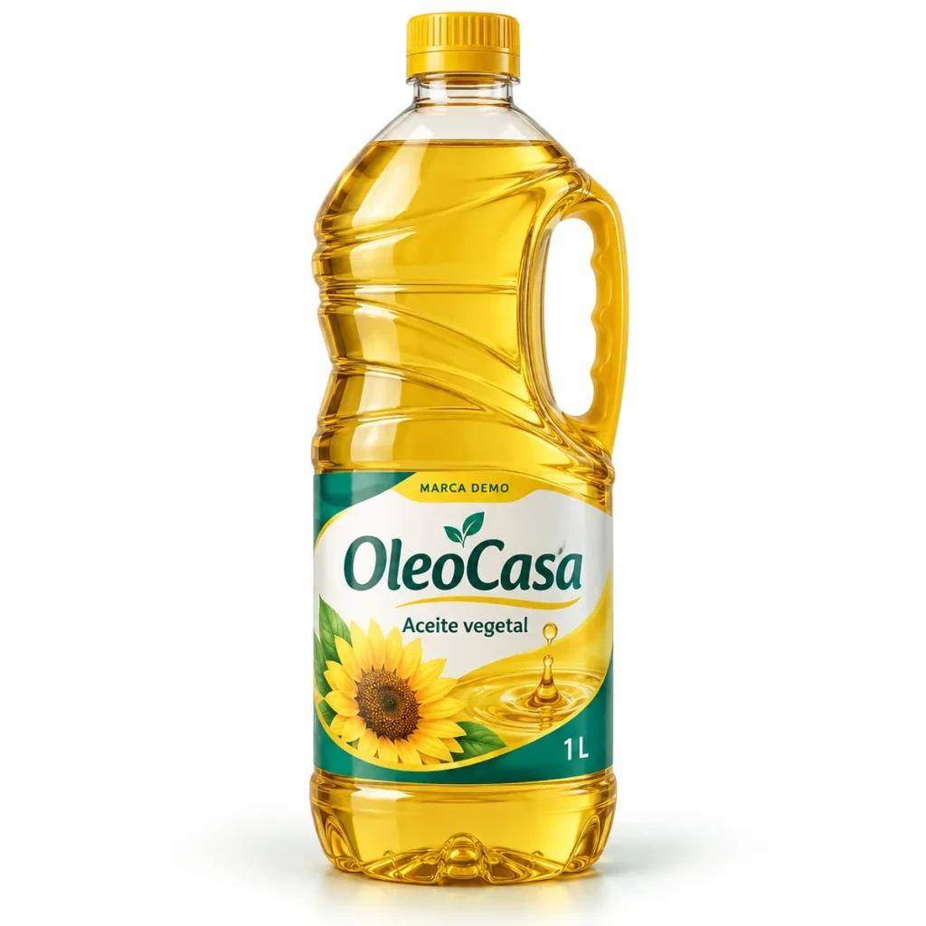 Aceite vegetal — marca demostrativa