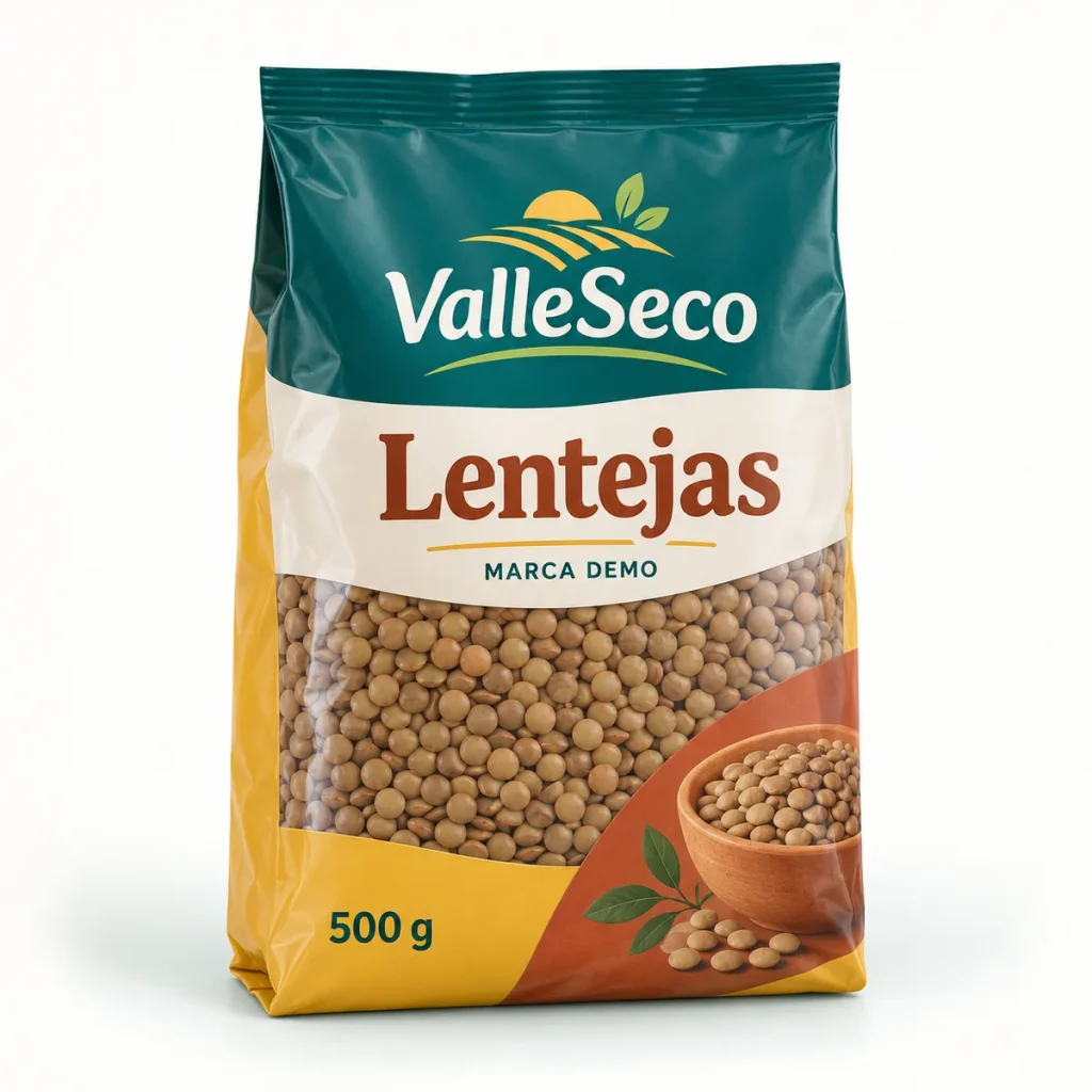 Lentejas — marca demostrativa