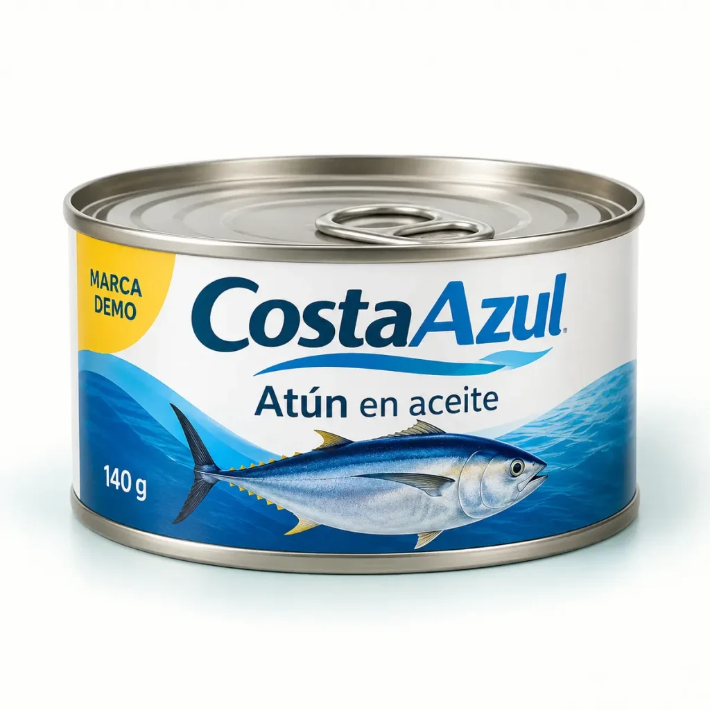 Atún en aceite — marca demostrativa