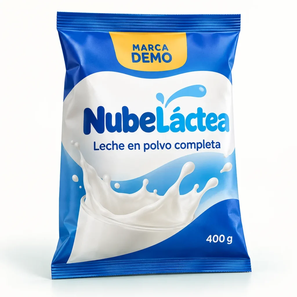 Leche en polvo completa — marca demostrativa