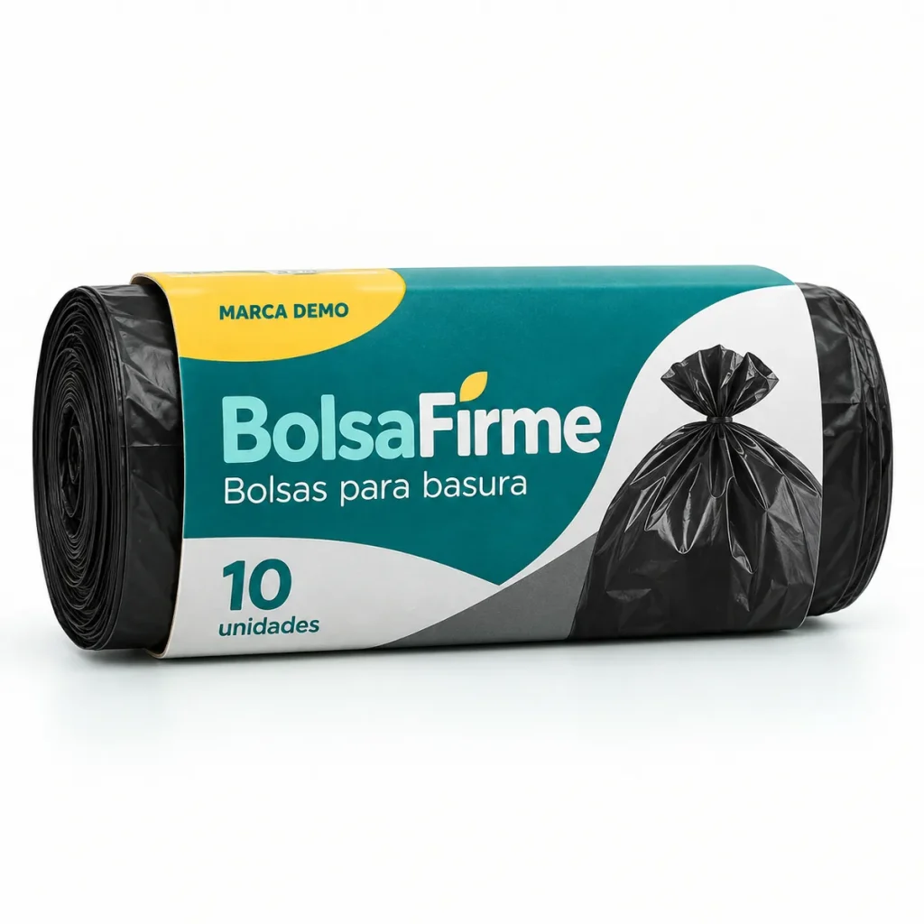 Bolsas para basura — marca demostrativa